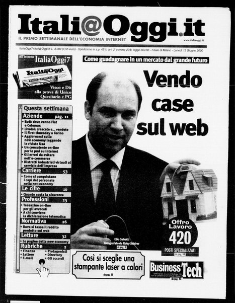 Italia oggi : quotidiano di economia finanza e politica